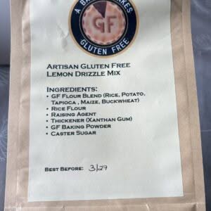 gluten free lemon drizzle mix